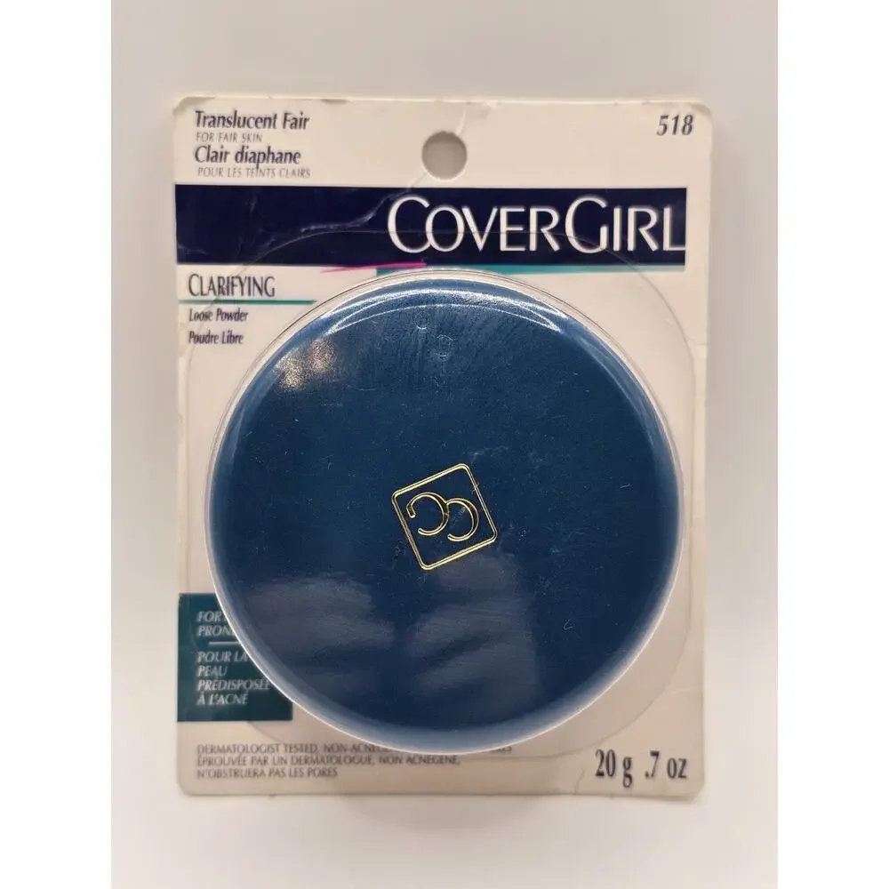 Nos‎ Vintage COVERGIRL Clarifying Loose Powder Translucent Fair 518 0.7oz